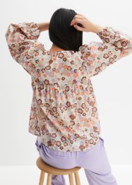Bedruckte Bluse aus Bio-Baumwolle, RAINBOW
