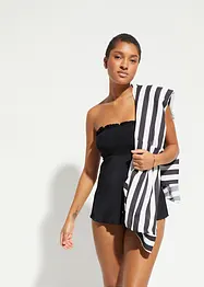 Gesmokter Bandeau-Tankini (2-tlg.Set), bonprix