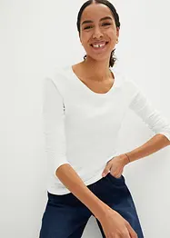 Langarmshirt aus reiner Bio-Baumwolle, bonprix