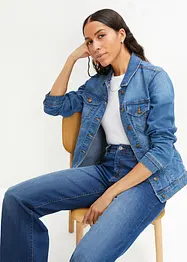 Veste en jean extensible, basique, bonprix