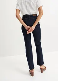 Jean droit taille mi-haute, extensible, bonprix