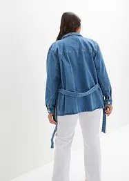 Cargo-Jeansjacke mit Gürtel, bonprix