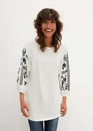 Longshirt mit Ärmelprint, bonprix