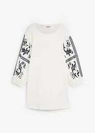 Longshirt mit Ärmelprint, bonprix