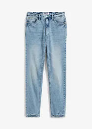 Jean droit taille haute, peu stretch, bonprix