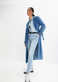 Jean droit taille haute, peu stretch, bonprix