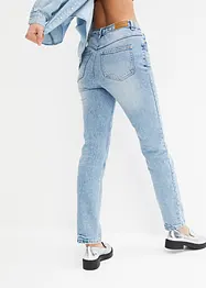 Jean droit taille haute, peu stretch, bonprix