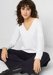 Langarmshirt mit reiner Bio-Baumwolle, bonprix