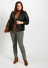 Pull col roulé à manches courtes, bonprix
