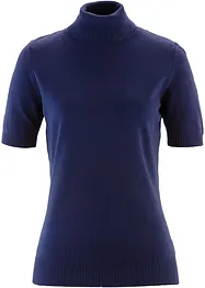 Pull col roulé à manches courtes, bonprix