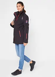 wasserabweisende Stretch-Softshell-Longjacke, bonprix