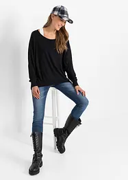 Longshirt mit Top aus Viskose-Mix, bonprix