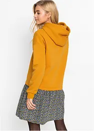 Sweatkleid in 2-in-1 Optik, bonprix