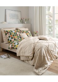 Parure de lit avec carrés, bpc living bonprix collection