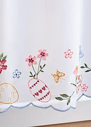 Scheibengardine mit Oster-Stickerei, bonprix