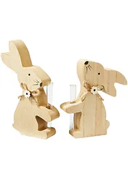 Deko-Figur Hase mit Vase (2-tlg.Set), bonprix