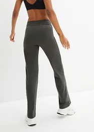 Lot de 2 pantalons de sport en coton, bootcut, bonprix