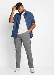 Pantalon cargo extensible Slim Fit, jambes droites, bonprix