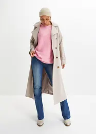 Oversize Ripp-Pullover aus Viskose-Mix, bonprix