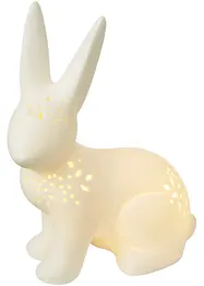Figurine déco LED lapin avec découpes, bonprix