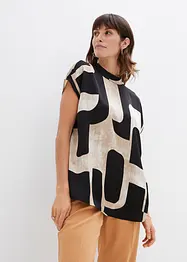 Blouse-tunique en satin, bonprix