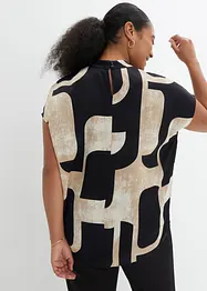 Blouse-tunique en satin, bonprix