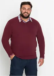 Feinstrickpullover in weichem Baumwoll-Mix, bonprix