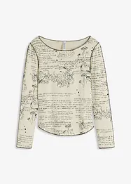 Langarmshirt aus softer Viskose, bonprix