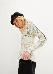 Langarmshirt aus softer Viskose, bonprix