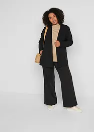 Basic Pullover mit Stehkragen mit recycelter Baumwolle, bonprix