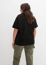 T-shirt oversize en coton interlock épais, bonprix