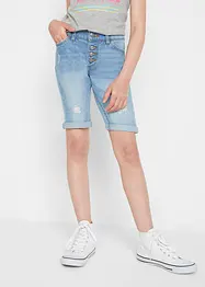 Stretch-Jeans-Shorts Mid Waist, bonprix