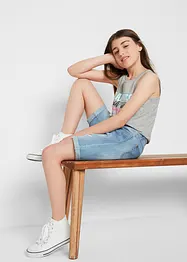 Stretch-Jeans-Shorts Mid Waist, bonprix