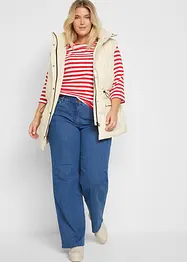 T-shirt à encolure bateau, bonprix