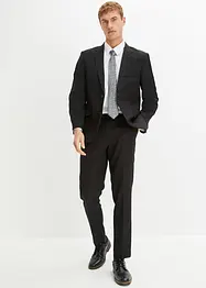 Anzug mit Hemd und Krawatte (4-tlg.Set), Slim Fit, bonprix