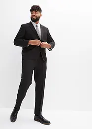 Anzug mit Hemd und Krawatte (4-tlg.Set), Slim Fit, bonprix
