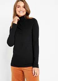 Langarmshirt mit reiner Bio-Baumwolle (2er Pack), bonprix