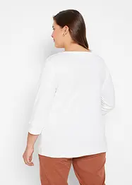Langarmshirt aus reiner Bio-Baumwolle, bonprix
