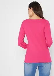 Langarmshirt aus reiner Bio-Baumwolle, bonprix