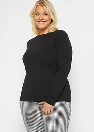 Langarmshirt mit reiner Bio-Baumwolle (2er Pack), bonprix