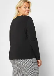 Langarmshirt mit reiner Bio-Baumwolle (2er Pack), bonprix
