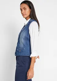 Gilet sans manches en jean extensible, bonprix