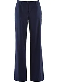 Pantalon en lin majoritaire avec taille élastiquée, bonprix