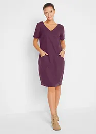 Robe courte en lin majoritaire, bonprix