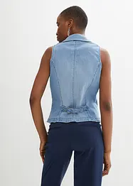 Gilet sans manches en jean extensible, bonprix