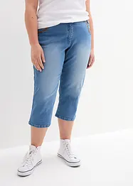 Capri Slim Fit Jeans, Mid Waist, bonprix