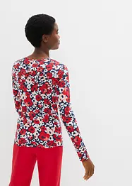 Langarmshirt mit Blumenprint, bonprix