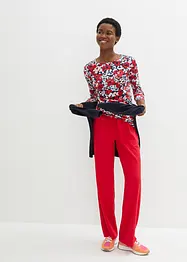 Langarmshirt mit Blumenprint, bonprix