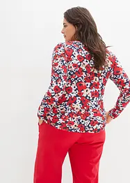 Langarmshirt mit Blumenprint, bonprix