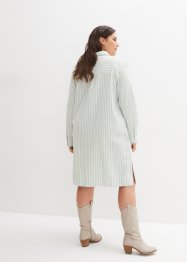 Robe-blouse avec élastique à la taille et poches, longueur genou, bpc bonprix collection